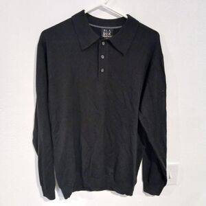 Jos. A. Bank Signature Collection Men's 100% Merino Wool Black Sweater XL